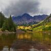 "Mountain Gold, Maroon Bells", photography by Anita Winstanley Roark.  Contact us for edition and size availability. 
