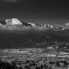 "Mountain View - Pikes Peak" Printed on Exhibition Fiber Paper in a limited edition of 10.  Contact us for edition and size availability.  Also offered as as an unframed open-stock print.