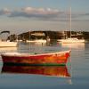 "The Old Red Dinghy, Stage Harbor", photography by Anita Winstanley Roark.  Contact us for edition and size availability.  