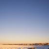 "Moon Over Frozen Bay, Corporation Beach", photography by Anita Winstanley Roark.  Contact us for edition and size availability. 