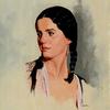 "Portrait of a Young Girl", 8" x 6", oil on panel, NFS