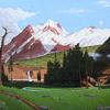 "Wilderness", 28 x 40, oil on canvas, commissioned painting by Robert K. Roark, SOLD